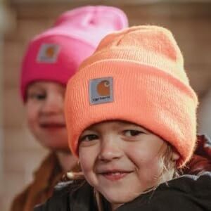 NWOT Carhartt Toddler Bright Orange Beanie